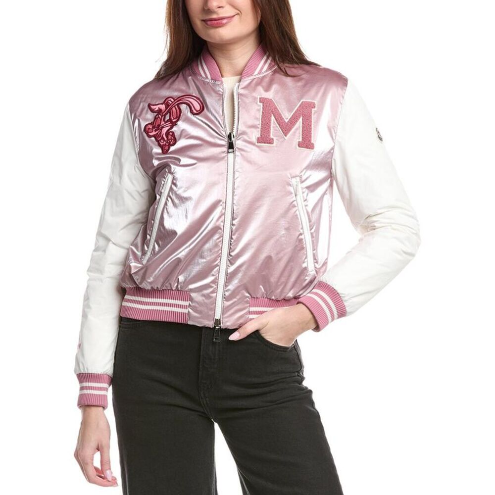 Moncler Womens  Dareb Reversible Bomber Jacket, White